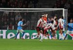 Eindhoven, 21 Oktober 2025
CL Wedstrijd PSV-Napolie, eindstand 6-2
Ismael Saibari Ryan Flamingo Jerdy Schouten Ivan Perisic Armando Obispo en Vanja Milinkovic-Savic