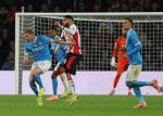 Eindhoven, 21 Oktober 2025
CL Wedstrijd PSV-Napolie, eindstand 6-2
Ismael Saibari met Kevin De Bruyne