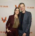 Leiden 30 oktober 2025
15 jaar de musical soldaat v Oranje . Janine Abbring en Jeroen Wollaars
