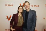 Leiden 30 oktober 2025
15 jaar de musical soldaat v Oranje . Janine Abbring en Jeroen Wollaars