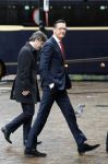 Den Haag 20 november 2025
 Prinses Amalia en haar vader Koning Willem Alexander bij de Grote Kerk, na de Bijzondere Verenigde Vergadering van de Eerste en Tweede Kamer, ter gelegenheid van de tachtigste verjaardag dat het parlement na de Tweede Wereldoorlog voor het eerst weer in gezamenlijkheid bijeenkwam. Eerste Kamervoorzitter Mei Li Vos Tweede Kamervoorzitter Thom van Campenvingen ze op . Joost Eerdmans