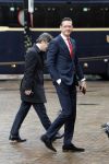 Den Haag 20 november 2025
 Prinses Amalia en haar vader Koning Willem Alexander bij de Grote Kerk, na de Bijzondere Verenigde Vergadering van de Eerste en Tweede Kamer, ter gelegenheid van de tachtigste verjaardag dat het parlement na de Tweede Wereldoorlog voor het eerst weer in gezamenlijkheid bijeenkwam. Eerste Kamervoorzitter Mei Li Vos Tweede Kamervoorzitter Thom van Campenvingen ze op . Joost Eerdmans