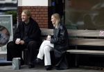 Amsterdam 28 november 2025
Kasper Dolberg met zijn vrouw Laerke Julie Dolberg op terras en straat in Amsterdam zuid.