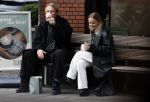 Amsterdam 28 november 2025
Kasper Dolberg met zijn vrouw Laerke Julie Dolberg op terras en straat in Amsterdam zuid.