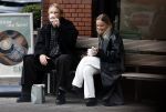 Amsterdam 28 november 2025
Kasper Dolberg met zijn vrouw Laerke Julie Dolberg op terras en straat in Amsterdam zuid.
