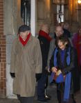 Amsterdam 30 november 2025
80 jaar het DeLaMar theater . Kees Hulst poseert met Olga Zuiderhoek