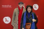 Amsterdam 30 november 2025
80 jaar het DeLaMar theater . Kees Hulst poseert met Olga Zuiderhoek
