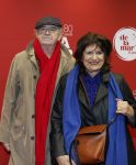 Amsterdam 30 november 2025
80 jaar het DeLaMar theater . Kees Hulst poseert met Olga Zuiderhoek