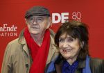 Amsterdam 30 november 2025
80 jaar het DeLaMar theater . Kees Hulst poseert met Olga Zuiderhoek