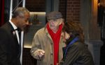 Amsterdam 30 november 2025
80 jaar het DeLaMar theater . Kees Hulst poseert met Olga Zuiderhoek