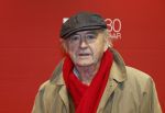 Amsterdam 30 november 2025
80 jaar het DeLaMar theater . Kees Hulst poseert met Olga Zuiderhoek