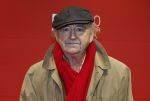 Amsterdam 30 november 2025
80 jaar het DeLaMar theater . Kees Hulst poseert met Olga Zuiderhoek