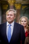 Den Haag 20 november 2025
 Prinses Amalia en haar vader Koning Willem Alexander bij de Grote Kerk, na de Bijzondere Verenigde Vergadering van de Eerste en Tweede Kamer, ter gelegenheid van de tachtigste verjaardag dat het parlement na de Tweede Wereldoorlog voor het eerst weer in gezamenlijkheid bijeenkwam. Eerste Kamervoorzitter Mei Li Vos Tweede Kamervoorzitter Thom van Campenvingen ze op .