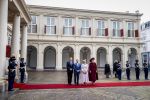 Den Haag 19 november 2025
Guillaume van Luxemburg en zijn vrouw Stephanie bezoeken koning Willem Alexander en Koningin Maxima op paleis Noordeinde .