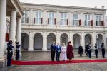 Den Haag 19 november 2025
Guillaume van Luxemburg en zijn vrouw Stephanie bezoeken koning Willem Alexander en Koningin Maxima op paleis Noordeinde .
