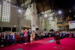 Den Haag 20 november 2025
 Prinses Amalia en haar vader Koning Willem Alexander bij de Grote Kerk, na de Bijzondere Verenigde Vergadering van de Eerste en Tweede Kamer, ter gelegenheid van de tachtigste verjaardag dat het parlement na de Tweede Wereldoorlog voor het eerst weer in gezamenlijkheid bijeenkwam. Eerste Kamervoorzitter Mei Li Vos Tweede Kamervoorzitter Thom van Campenvingen ze op .