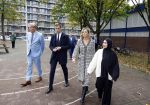 Zaandam 15 oktober 2025
Koningin Maxima en staatssecretaris Jurgen Nobel zijn in  Zaandam-Oost in het kader van het â€˜Pact Zaandam-Oost