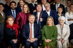 Den Haag 4 november 2025
Uitblinkers lunch op bezoek bij Koning Willem Alexander en Koningin Maxima . oa aanwezig Martijn Krabbe met zijn vrouw Deborah en zijn vader Jeroen Krabbe. Ook Annewil Blankers was aanwezig