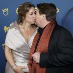 Amsterdam 16 oktober 2025
Uitreiking televizierring 2025 in Carre 
Martijn Krabbe met zijn vrouw Deborah Krabbe