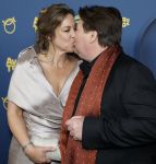 Amsterdam 16 oktober 2025
Uitreiking televizierring 2025 in Carre 
Martijn Krabbe met zijn vrouw Deborah Krabbe