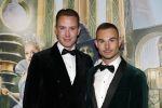 Amsterdam 18 november 2025
Premiere Wicked in het deLaMar theater . Marvin Pool poseert met partner Ferdi Pool