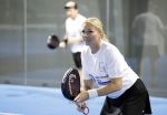 Utrecht 6 november 2025
Padel tournooi voor het UMC ziekenhuis bij Hal 22. Michaela Krajicek