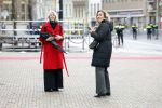 Den Haag 20 november 2025
 Prinses Amalia en haar vader Koning Willem Alexander bij de Grote Kerk, na de Bijzondere Verenigde Vergadering van de Eerste en Tweede Kamer, ter gelegenheid van de tachtigste verjaardag dat het parlement na de Tweede Wereldoorlog voor het eerst weer in gezamenlijkheid bijeenkwam. Eerste Kamervoorzitter Mei Li Vos Tweede Kamervoorzitter Thom van Campenvingen ze op . Mona Keijzer en Vera Bergkamp