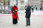 Den Haag 20 november 2025
 Prinses Amalia en haar vader Koning Willem Alexander bij de Grote Kerk, na de Bijzondere Verenigde Vergadering van de Eerste en Tweede Kamer, ter gelegenheid van de tachtigste verjaardag dat het parlement na de Tweede Wereldoorlog voor het eerst weer in gezamenlijkheid bijeenkwam. Eerste Kamervoorzitter Mei Li Vos Tweede Kamervoorzitter Thom van Campenvingen ze op . Mona Keijzer en Vera Bergkamp