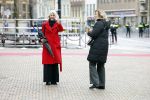 Den Haag 20 november 2025
 Prinses Amalia en haar vader Koning Willem Alexander bij de Grote Kerk, na de Bijzondere Verenigde Vergadering van de Eerste en Tweede Kamer, ter gelegenheid van de tachtigste verjaardag dat het parlement na de Tweede Wereldoorlog voor het eerst weer in gezamenlijkheid bijeenkwam. Eerste Kamervoorzitter Mei Li Vos Tweede Kamervoorzitter Thom van Campenvingen ze op . Mona Keijzer en Vera Bergkamp