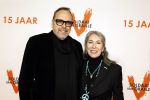 Leiden 30 oktober 2025
15 jaar de musical soldaat v Oranje . Patricia Steur met partner Leendert Masselink