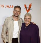 Leiden 30 oktober 2025
15 jaar de musical soldaat v Oranje . Patrick Martens met moeder