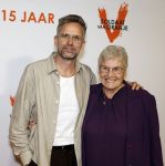 Leiden 30 oktober 2025
15 jaar de musical soldaat v Oranje . Patrick Martens met moeder