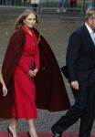 Den Haag 20 november 2025
 Prinses Amalia en haar vader Koning Willem Alexander bij de Grote Kerk, na de Bijzondere Verenigde Vergadering van de Eerste en Tweede Kamer, ter gelegenheid van de tachtigste verjaardag dat het parlement na de Tweede Wereldoorlog voor het eerst weer in gezamenlijkheid bijeenkwam. Eerste Kamervoorzitter Mei Li Vos Tweede Kamervoorzitter Thom van Campenvingen ze op .
