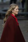 Den Haag 20 november 2025
 Prinses Amalia en haar vader Koning Willem Alexander bij de Grote Kerk, na de Bijzondere Verenigde Vergadering van de Eerste en Tweede Kamer, ter gelegenheid van de tachtigste verjaardag dat het parlement na de Tweede Wereldoorlog voor het eerst weer in gezamenlijkheid bijeenkwam. Eerste Kamervoorzitter Mei Li Vos Tweede Kamervoorzitter Thom van Campenvingen ze op .