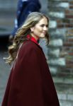 Den Haag 20 november 2025
 Prinses Amalia en haar vader Koning Willem Alexander bij de Grote Kerk, na de Bijzondere Verenigde Vergadering van de Eerste en Tweede Kamer, ter gelegenheid van de tachtigste verjaardag dat het parlement na de Tweede Wereldoorlog voor het eerst weer in gezamenlijkheid bijeenkwam. Eerste Kamervoorzitter Mei Li Vos Tweede Kamervoorzitter Thom van Campenvingen ze op .