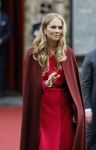 Den Haag 20 november 2025
 Prinses Amalia en haar vader Koning Willem Alexander bij de Grote Kerk, na de Bijzondere Verenigde Vergadering van de Eerste en Tweede Kamer, ter gelegenheid van de tachtigste verjaardag dat het parlement na de Tweede Wereldoorlog voor het eerst weer in gezamenlijkheid bijeenkwam. Eerste Kamervoorzitter Mei Li Vos Tweede Kamervoorzitter Thom van Campenvingen ze op .