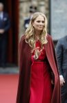 Den Haag 20 november 2025
 Prinses Amalia en haar vader Koning Willem Alexander bij de Grote Kerk, na de Bijzondere Verenigde Vergadering van de Eerste en Tweede Kamer, ter gelegenheid van de tachtigste verjaardag dat het parlement na de Tweede Wereldoorlog voor het eerst weer in gezamenlijkheid bijeenkwam. Eerste Kamervoorzitter Mei Li Vos Tweede Kamervoorzitter Thom van Campenvingen ze op .