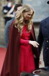 Den Haag 20 november 2025
 Prinses Amalia en haar vader Koning Willem Alexander bij de Grote Kerk, na de Bijzondere Verenigde Vergadering van de Eerste en Tweede Kamer, ter gelegenheid van de tachtigste verjaardag dat het parlement na de Tweede Wereldoorlog voor het eerst weer in gezamenlijkheid bijeenkwam. Eerste Kamervoorzitter Mei Li Vos Tweede Kamervoorzitter Thom van Campenvingen ze op .
