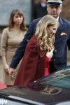 Den Haag 20 november 2025
 Prinses Amalia en haar vader Koning Willem Alexander bij de Grote Kerk, na de Bijzondere Verenigde Vergadering van de Eerste en Tweede Kamer, ter gelegenheid van de tachtigste verjaardag dat het parlement na de Tweede Wereldoorlog voor het eerst weer in gezamenlijkheid bijeenkwam. Eerste Kamervoorzitter Mei Li Vos Tweede Kamervoorzitter Thom van Campenvingen ze op .