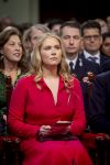 Den Haag 20 november 2025
 Prinses Amalia en haar vader Koning Willem Alexander bij de Grote Kerk, na de Bijzondere Verenigde Vergadering van de Eerste en Tweede Kamer, ter gelegenheid van de tachtigste verjaardag dat het parlement na de Tweede Wereldoorlog voor het eerst weer in gezamenlijkheid bijeenkwam. Eerste Kamervoorzitter Mei Li Vos Tweede Kamervoorzitter Thom van Campenvingen ze op .
