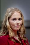 Den Haag 20 november 2025
 Prinses Amalia en haar vader Koning Willem Alexander bij de Grote Kerk, na de Bijzondere Verenigde Vergadering van de Eerste en Tweede Kamer, ter gelegenheid van de tachtigste verjaardag dat het parlement na de Tweede Wereldoorlog voor het eerst weer in gezamenlijkheid bijeenkwam. Eerste Kamervoorzitter Mei Li Vos Tweede Kamervoorzitter Thom van Campenvingen ze op .