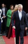 Den Haag 20 november 2025
 Prinses Amalia en haar vader Koning Willem Alexander bij de Grote Kerk, na de Bijzondere Verenigde Vergadering van de Eerste en Tweede Kamer, ter gelegenheid van de tachtigste verjaardag dat het parlement na de Tweede Wereldoorlog voor het eerst weer in gezamenlijkheid bijeenkwam. Eerste Kamervoorzitter Mei Li Vos Tweede Kamervoorzitter Thom van Campenvingen ze op .