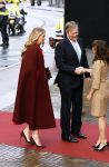 Den Haag 20 november 2025
 Prinses Amalia en haar vader Koning Willem Alexander bij de Grote Kerk, na de Bijzondere Verenigde Vergadering van de Eerste en Tweede Kamer, ter gelegenheid van de tachtigste verjaardag dat het parlement na de Tweede Wereldoorlog voor het eerst weer in gezamenlijkheid bijeenkwam. Eerste Kamervoorzitter Mei Li Vos Tweede Kamervoorzitter Thom van Campenvingen ze op .