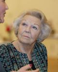 Amsterdam 13 november 2025
Prinses Beatrix en Sacha de Boer bij de opening van een fototentoonstelling ter gelegenheid van het honderdjarig bestaan van ontwikkelingsorganisatie Simavi in het Rijksmuseum in Amsterdam