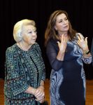 Amsterdam 13 november 2025
Prinses Beatrix en Sacha de Boer bij de opening van een fototentoonstelling ter gelegenheid van het honderdjarig bestaan van ontwikkelingsorganisatie Simavi in het Rijksmuseum in Amsterdam