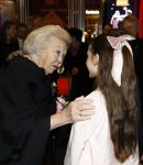 Amsterdam 24 november 2025
Prinses Beatrix en Prinses Margriet aanwezig bij het Nederlands Balletgala in het DeLaMar in Amsterdam .