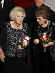 Amsterdam 24 november 2025
Prinses Beatrix en Prinses Margriet aanwezig bij het Nederlands Balletgala in het DeLaMar in Amsterdam . Ook aanwezig oa Alexandra Radius & Han Ebbelaar
