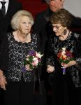 Amsterdam 24 november 2025
Prinses Beatrix en Prinses Margriet aanwezig bij het Nederlands Balletgala in het DeLaMar in Amsterdam . Ook aanwezig oa Alexandra Radius & Han Ebbelaar