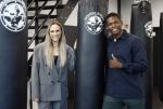 Hilversum 16 oktober 2025
Presentatie app van Remy Bonjasky ism met Martijn de Jong in zijn sportschool . Remy met zijn vrouw Renate Bonjasky