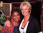 Hoornaar, 7 september 1998
World Master Team
Ria Valk samen met Glenda Peters
Foto bestemd voor pag. 2 Vuurwerk, Henk Langerak